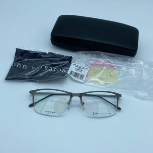 John Varvatos V154 Titanium Gunmetal Ophthalmic Frame